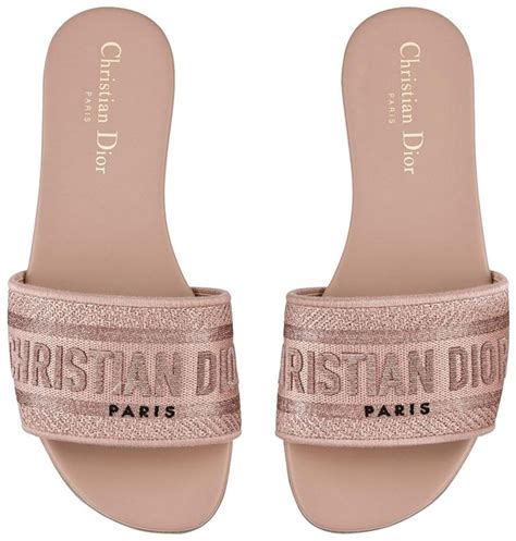 dior flat mules|dior ladies sandals.